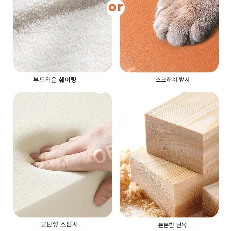 수납형 미니 소파 싱글 U자형 양털 강화가죽 매장소파 - 상세 이미지 5