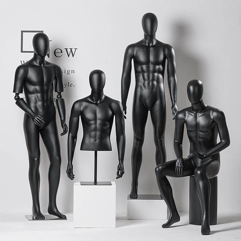 블랙 마네킨 옷가게 마네킹 남성 전신 피팅용 남자 - 상세 이미지 2