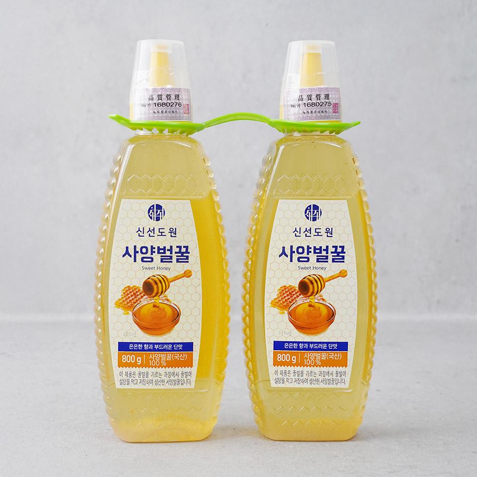 메가마트 신선도원 사양벌꿀 800gx2입 - 상품 이미지