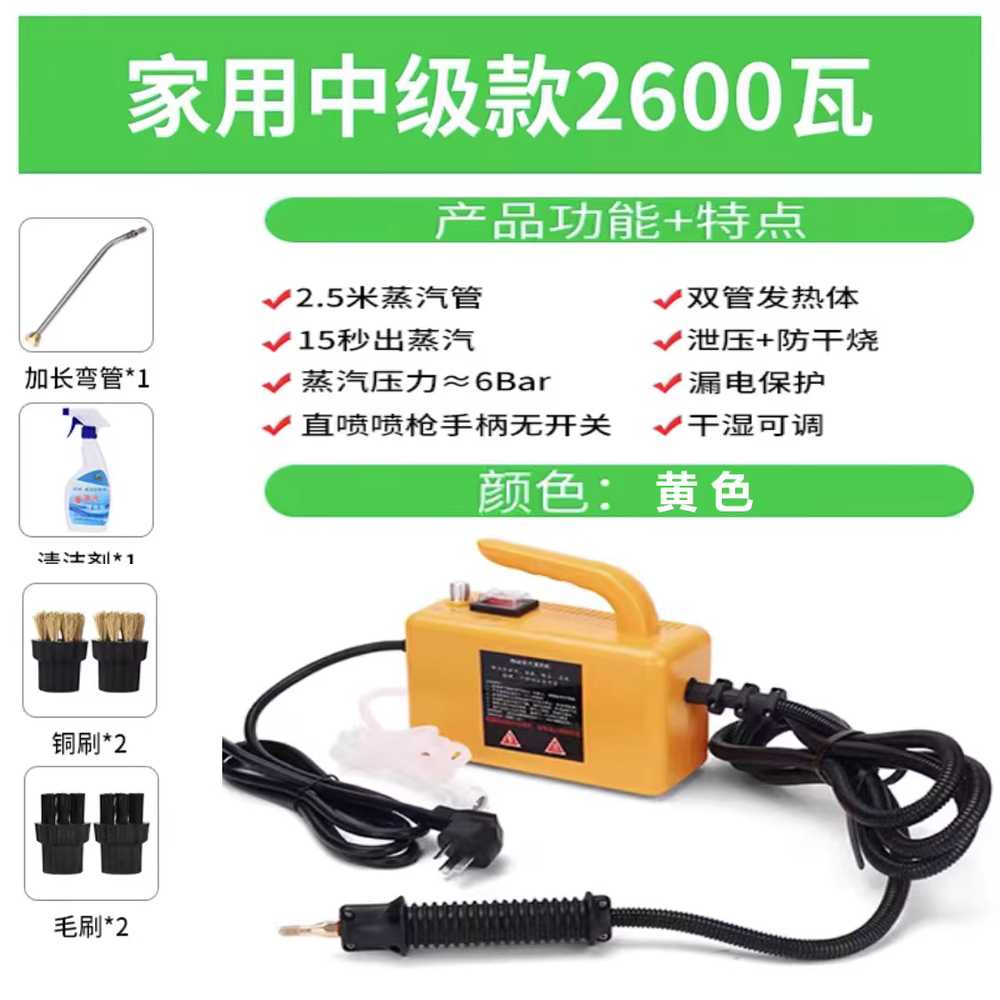 고온 스팀 세척기 분사기 핸디형 해빙기 청소기 세차 2600W 기본형 - 상세 이미지 4