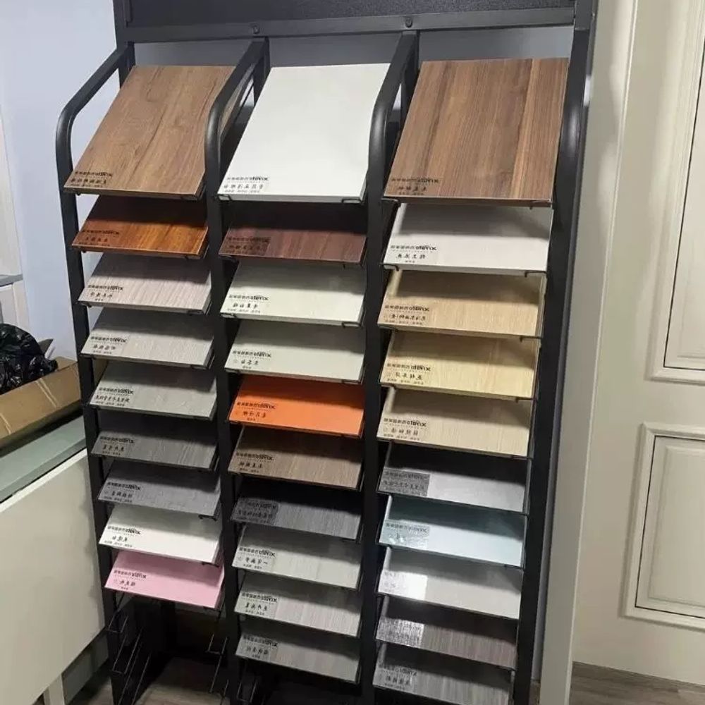 파셀몰 타일 거치대 진열대 샘플 선 A. 검은색 세로 400 깊이  300 너비 샘플 1줄 - 상세 이미지 4