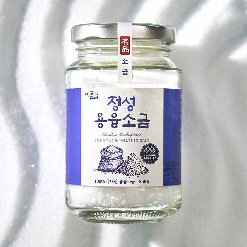 깨끗한 유리병 포장 100% 국내산 미네랄 용융소금 융융 소금물 250g, 1개 - 상세 이미지 4