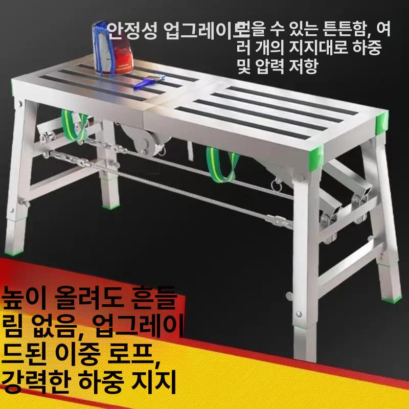 이동식 작업대 산업용 작업용 발판 접이식 우마 공사장 120 x 30cm 단일 단일 로프 - 상세 이미지 5