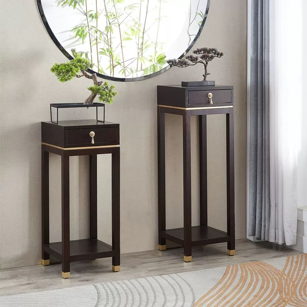 파셀몰 다층 화분 선반 거치대 실내 화분 정 A. 대형 사이즈 진한 갈색 35x35x100 - 상세 이미지 5
