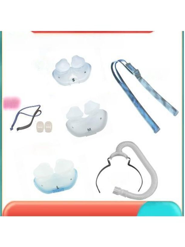 비강 쿠션 마스크 프레임과 교체용 필로우 교체 CPAP S 코 베개 패드 - 상세 이미지 2