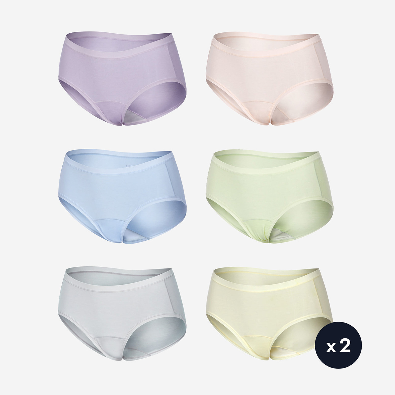 [2 Pack, 박스포장] 팬티 12개입 레브렌스 쿨라또 6종 세트 천연 텐셀 모달 팬티 - 상세 이미지 3