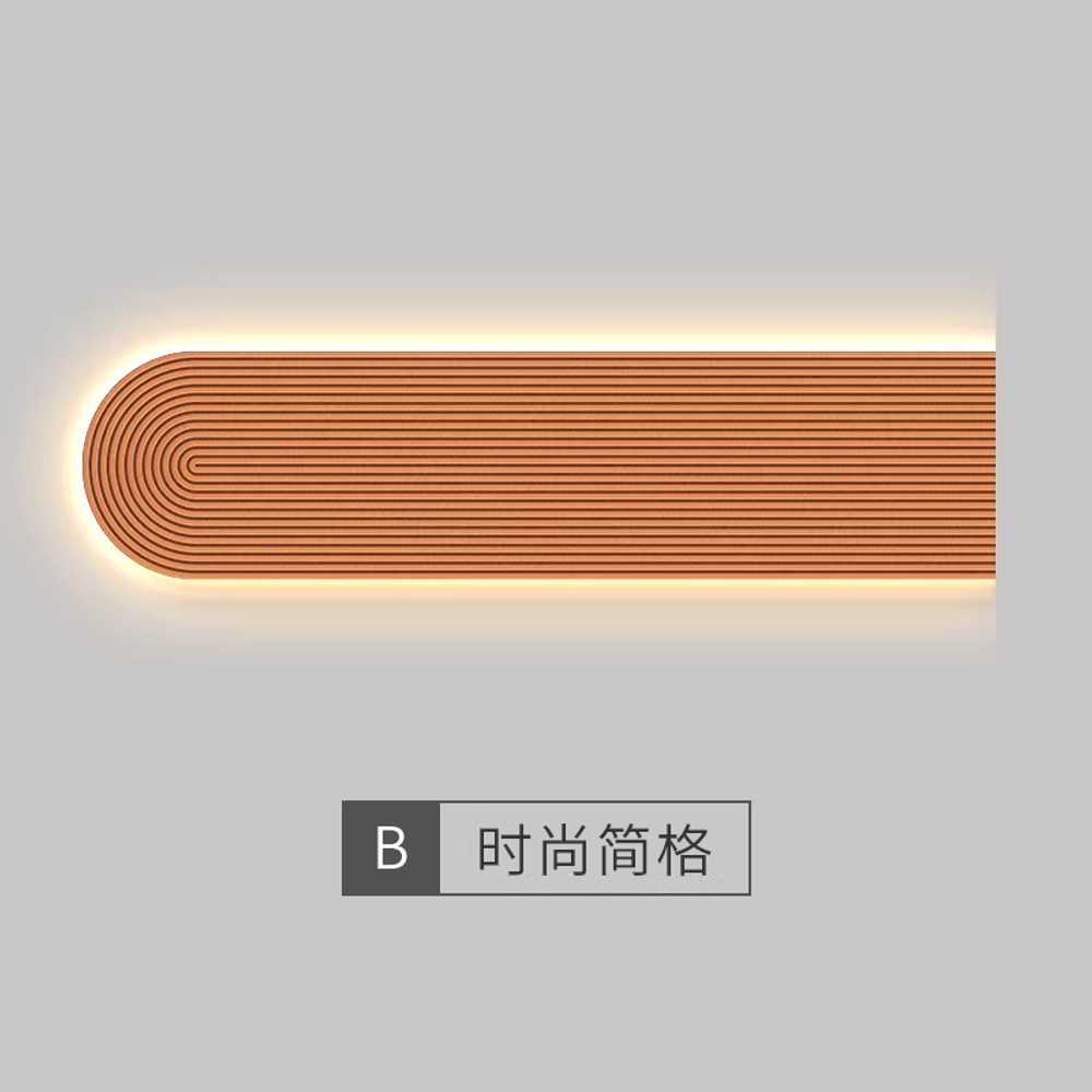 벽장식 인테리어 모던 디자인 카페 벽데코 오너먼트 A 120x30cm 전원 연결형 리모컨 이미지 7