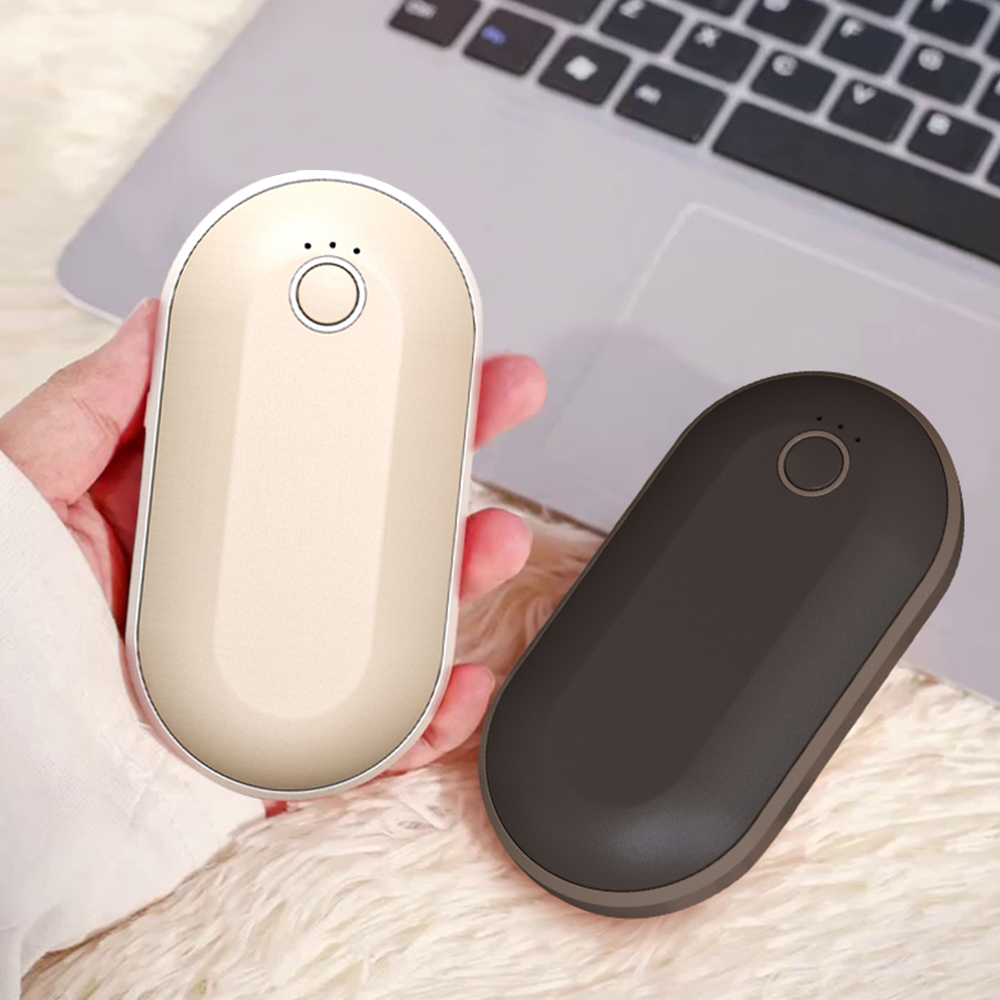 충전식 손난로 손날로 보조배터리 대용량 전자 전기 핫팩 휴대용 10000mAh 1+1 - 메인 이미지