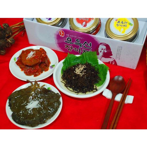 [유옥선장아찌] 곰취간장+야콘양념+톳간장 - 상품 이미지