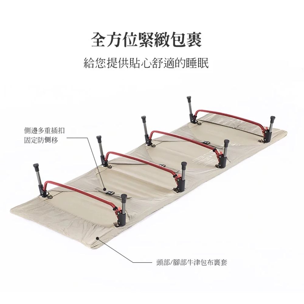 PACOONE 경량야전침대 간이용 야 A. 3단 침대 매트 캠프용 침대는 포함되지 않습니다 - 상세 이미지 4