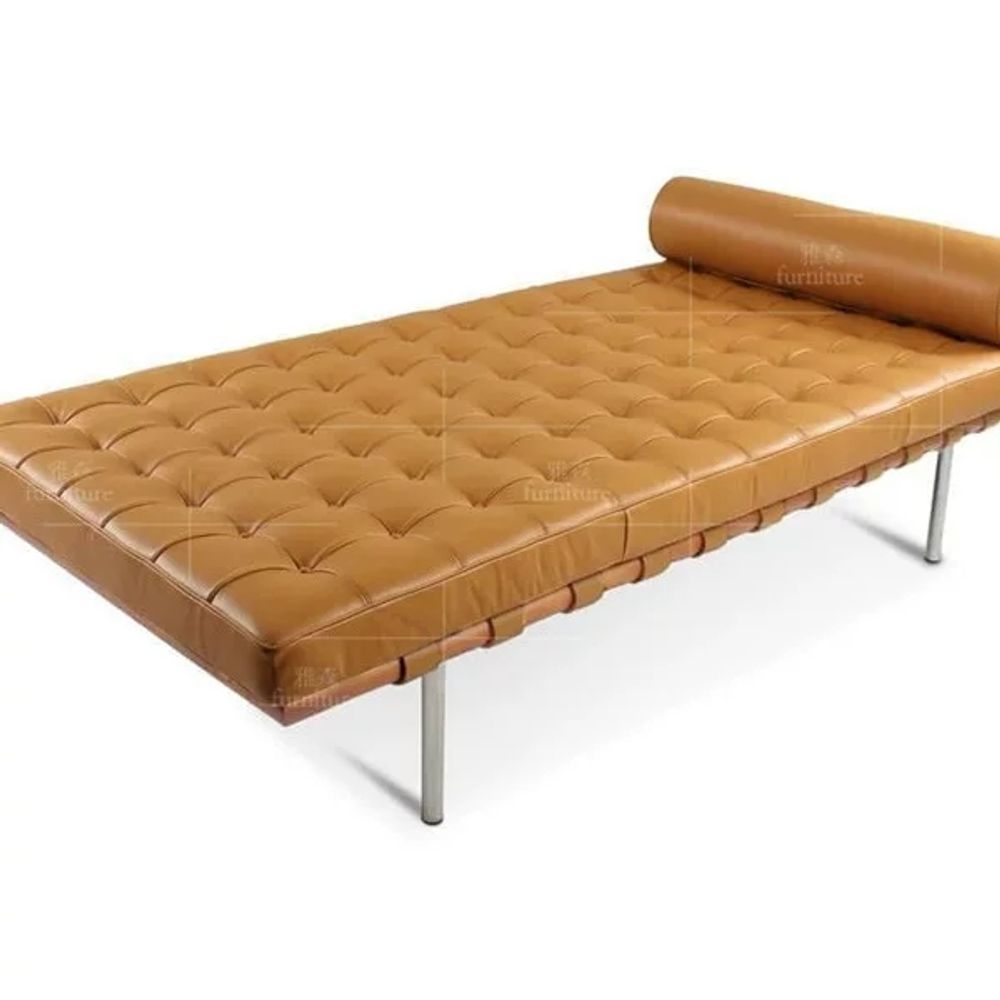 바르셀 데이베드 Daybed 가죽소파 83c A. 120x48x40CM 길이 너비 및 높이 - 상세 이미지 4