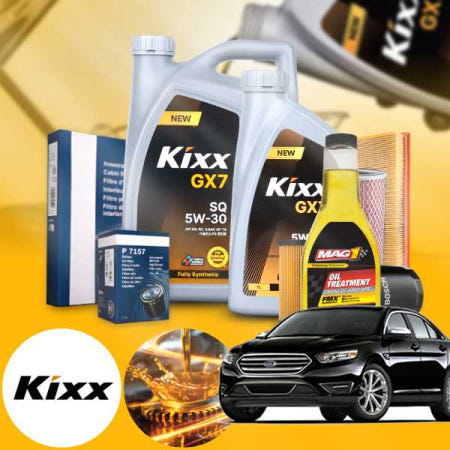 자체제작 카샤 포드 토러스 (6세대) 2.0T 10~18 가솔린 GS칼텍스 킥스 GX7 SQ 5W30 합성엔진오일 필터세트+엔진코팅제
