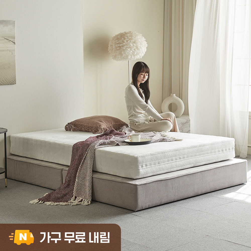 [내림서비스] 국내제작 독립 스프링 침대 매트리스 IVY 21cm, K(킹), 하드 - 상품 이미지