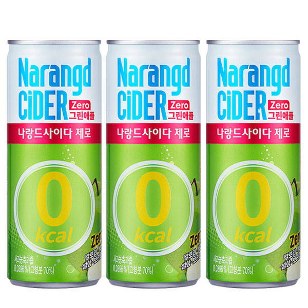 나랑드 사이다 제로 180ml 245ml 345ml 500ml 1.25L 10입 각2개씩 이미지 7