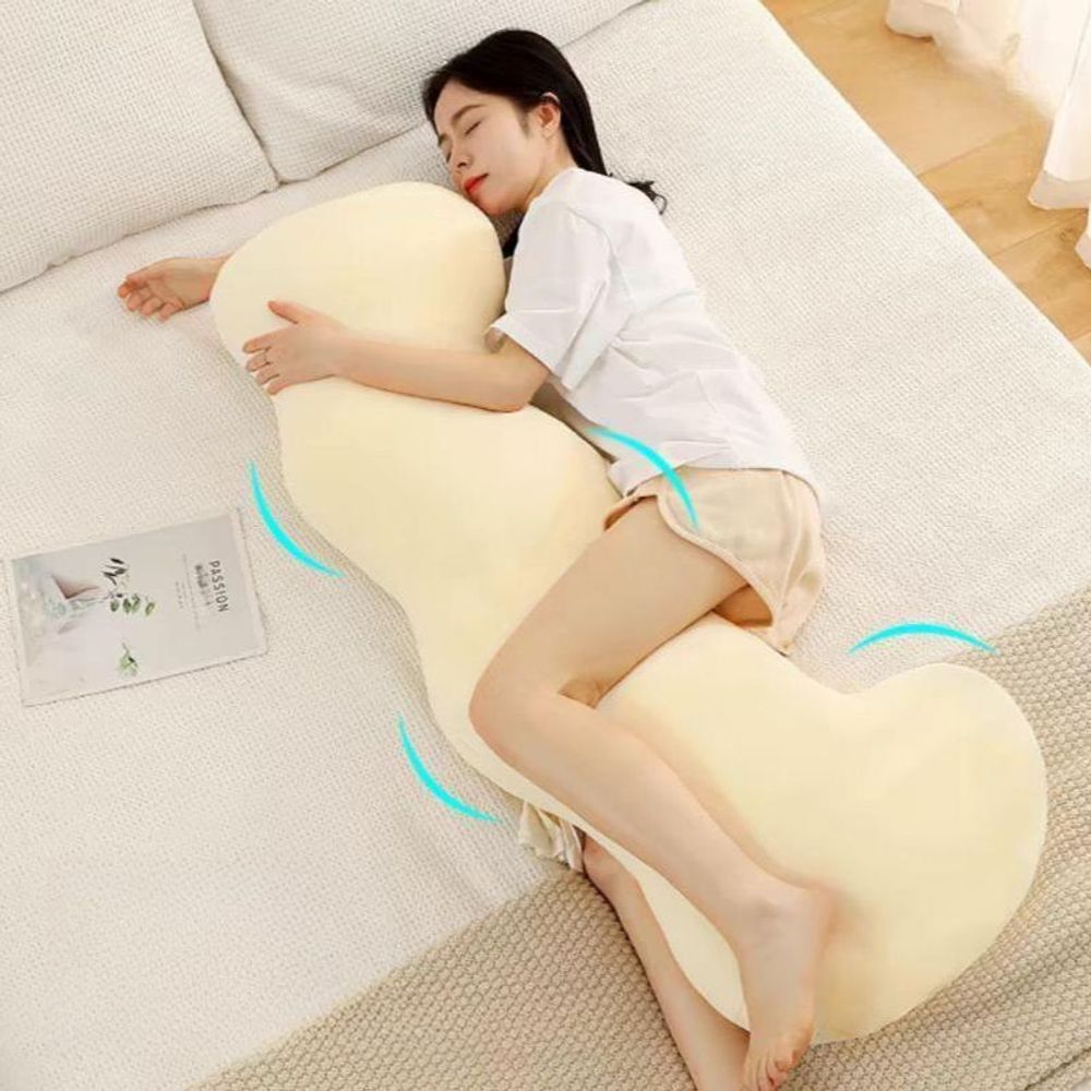 파셀몰 바디필로우 팔베형 대형 집들이선물 롱쿠션 가상남친 안고 A. 라벤더 퍼플, A. 엠 - 상세 이미지 2