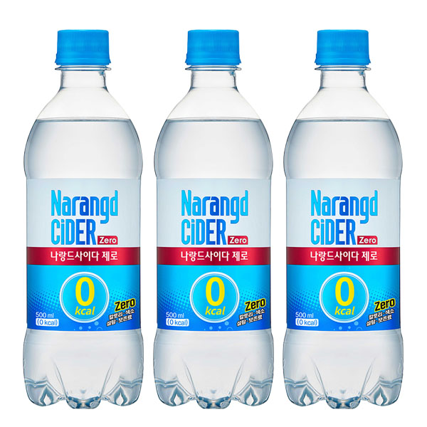 나랑드 사이다 제로 180ml 245ml 345ml 500ml 1.25L 10입 각2개씩 - 상세 이미지 5