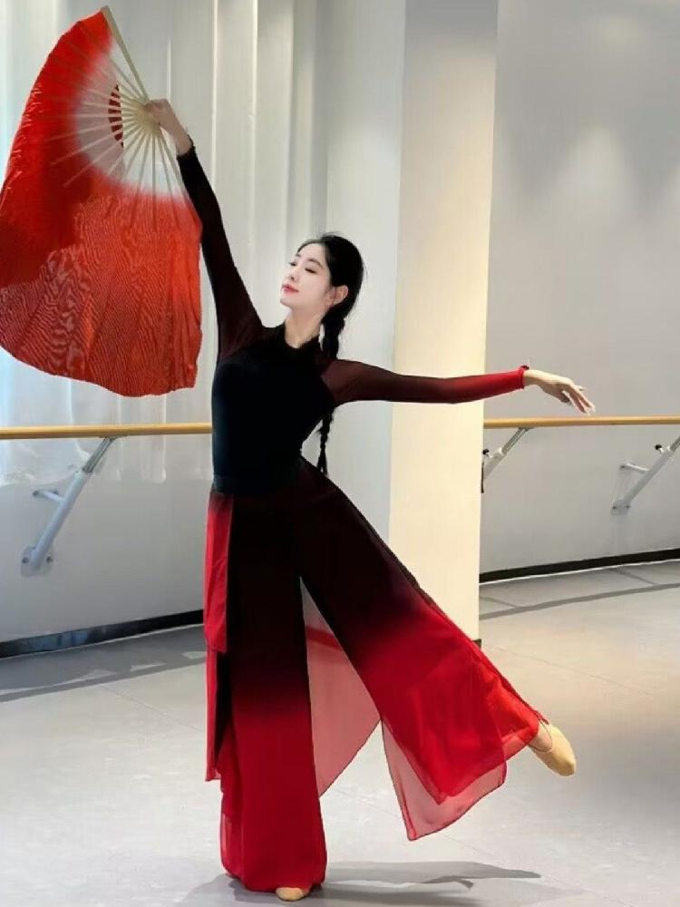 라인 스포츠댄스 힙스카프 랩 그라데이션 공연복 - 상세 이미지 5