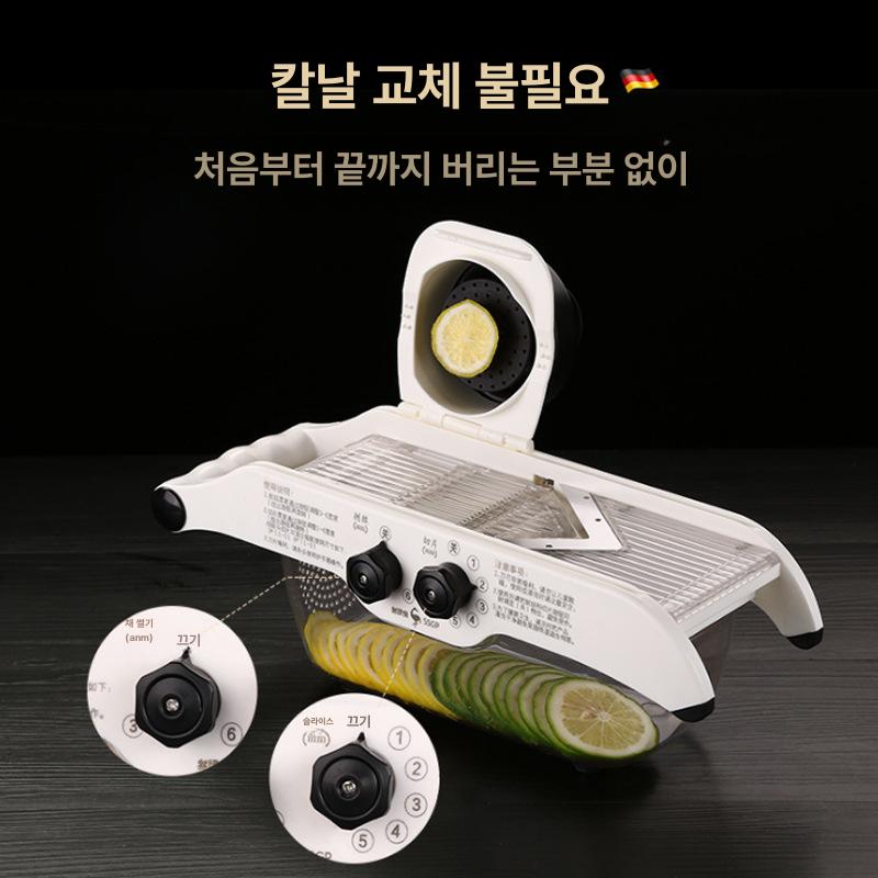 레몬 슬라이스 만능 슬라이서 절단기 토마토 야채 채썰기 다기능조절슬라이스및채썰기 - 상세 이미지 2