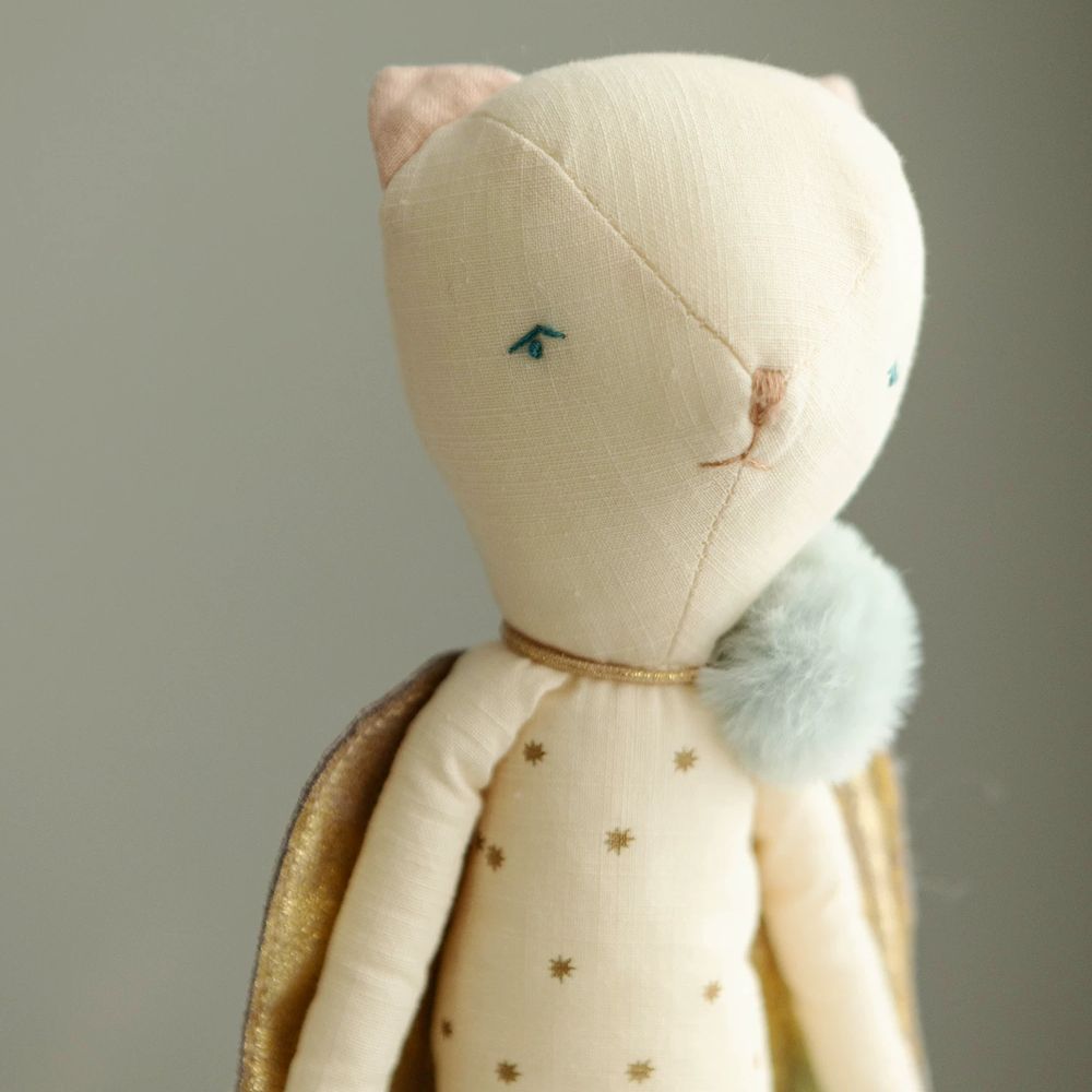 인형 등나무 원목 소 A. 천사 같으면서도 오만한 고양이, A. 머리부터 발끝까지 43cm - 상세 이미지 5
