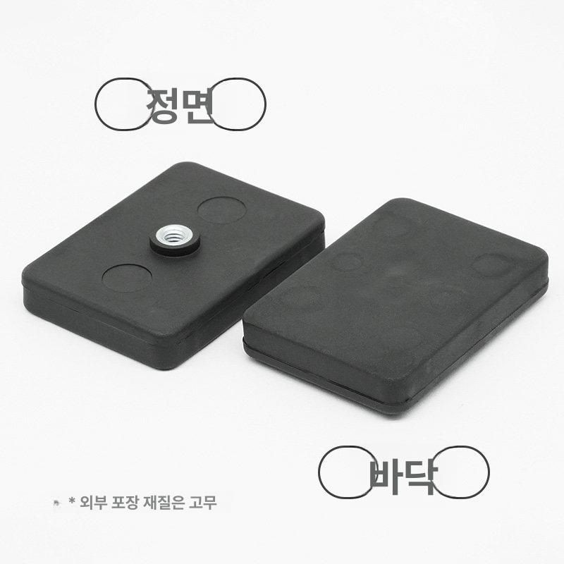 자석 벨트 클립 간편부착 조임방지 실내용품 고정 임산부 F43 x 31 x 7 돌출 나사 M4 - 상세 이미지 3