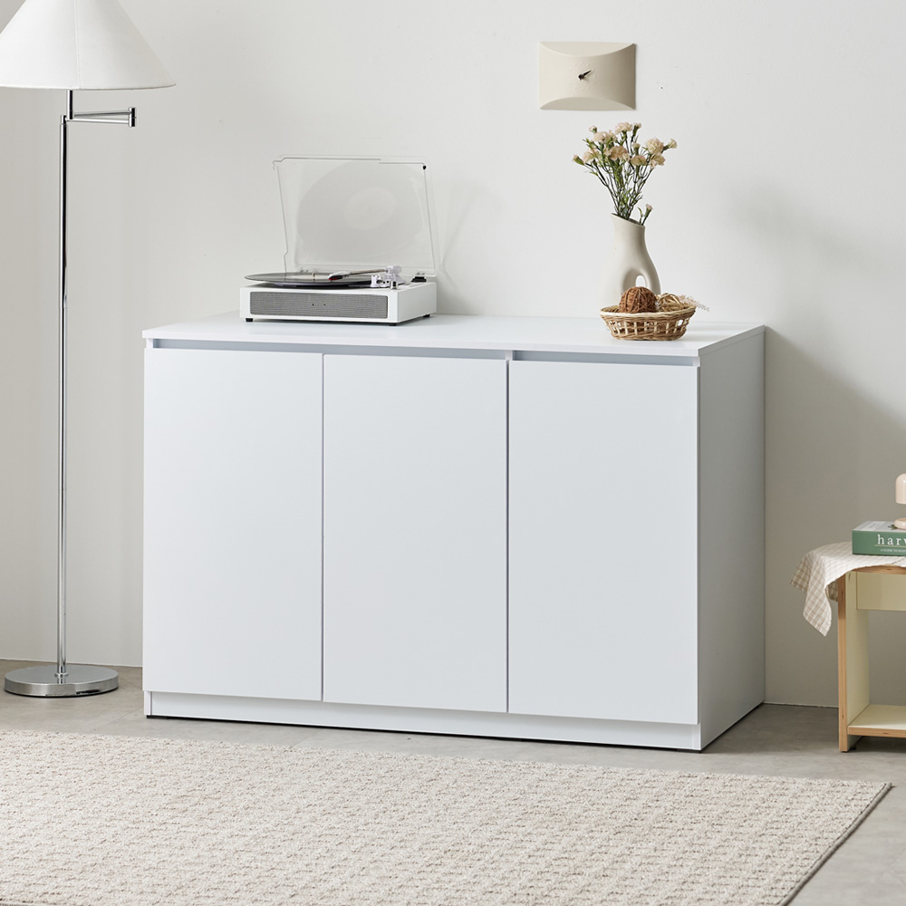 마르씨 낮은 이불장 안방 드레스룸 원룸 이불장농 수납장 1200x590x800mm, 화이트