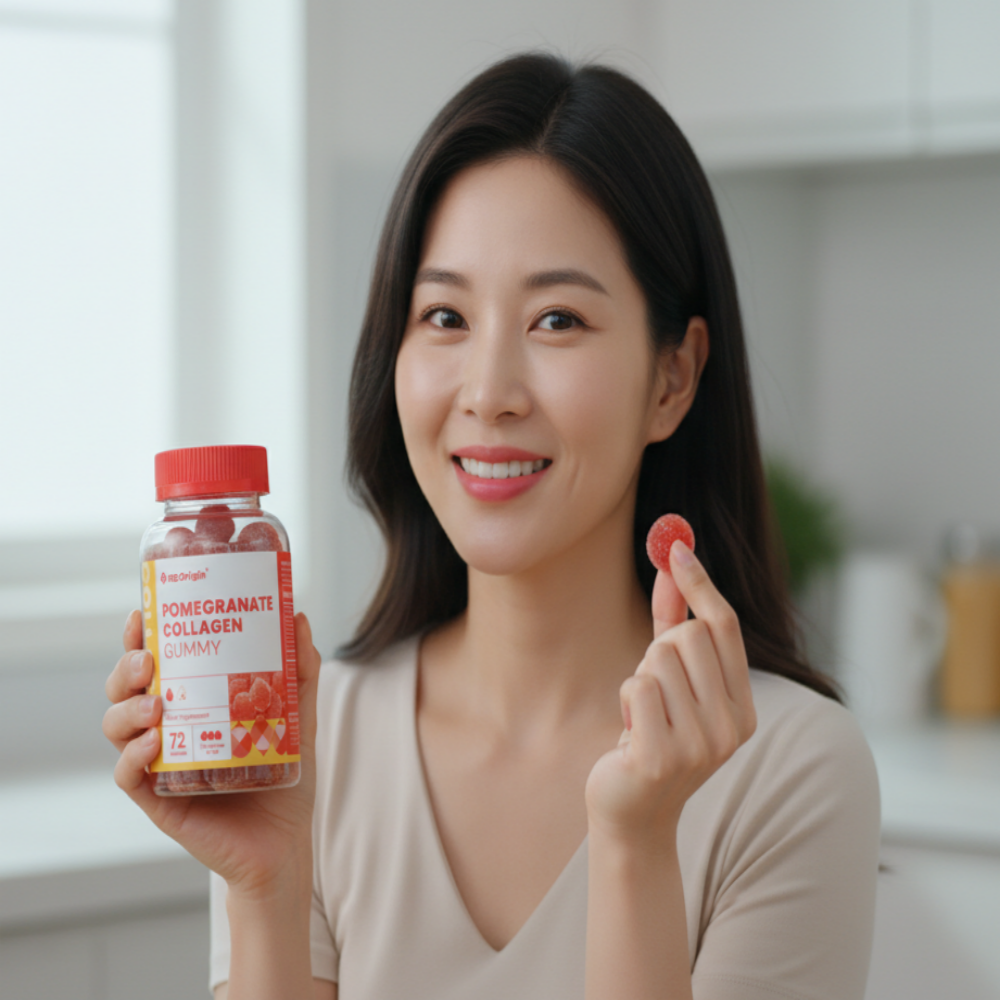 석류 콜라겐 저분자피쉬콜라겐 에스트로겐 갱년기 젤리 구미 - 상품 이미지