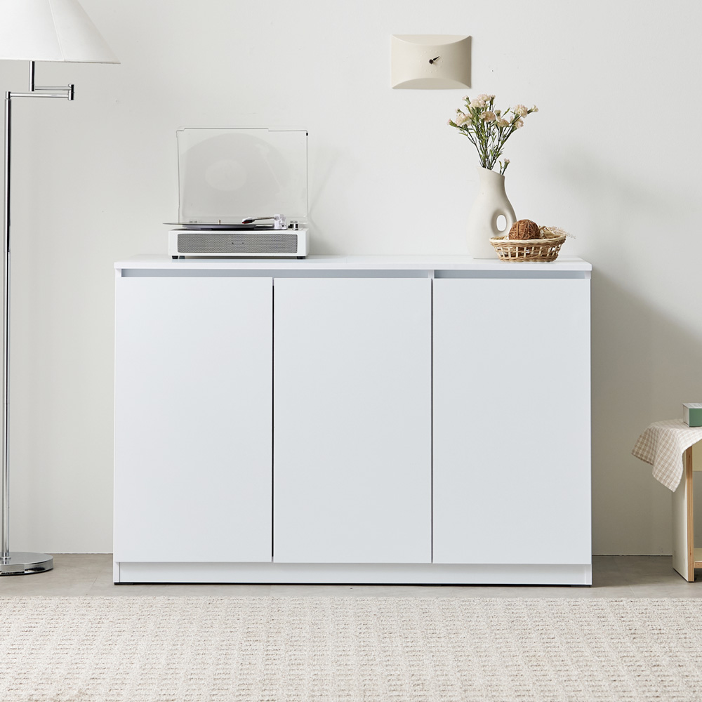 마르씨 낮은 이불장 안방 드레스룸 원룸 이불장농 수납장 1200x590x800mm, 화이트