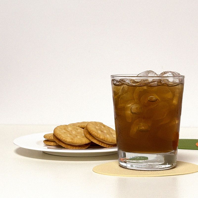 실리콘 티코스터 컵 받침대 코스터 받침 맥주 고무 카페 원형 잔 코스타 종이컵 방수 논슬립 - 상세 이미지 4