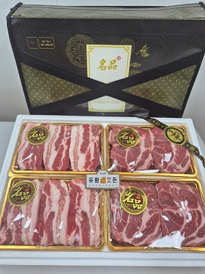 유황먹인 한돈 선물세트 삼겹1kg 목살1kg 7만 원 구성 - 상세 이미지 3