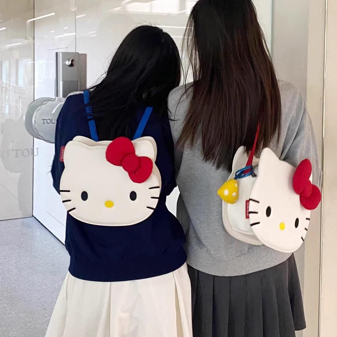 헬로키티 숄더백 캐릭터 가방 인형 가방 미니 숄더백 헬로키티 숄더스타일 - 상세 이미지 5