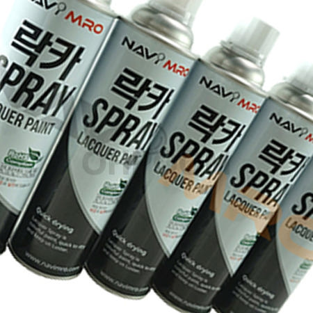 [오품] 백색스프레이 락카 스프레이 1BOX 40EA 용량 ml 420/백색