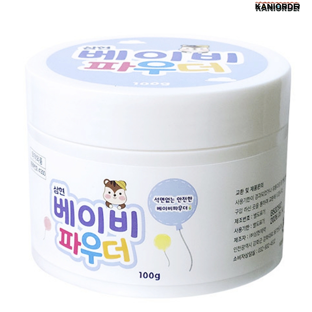 땀띠 파우더 사타구니 피부 진정 유아 땀띠방지 아기 분 100g - 상품 이미지