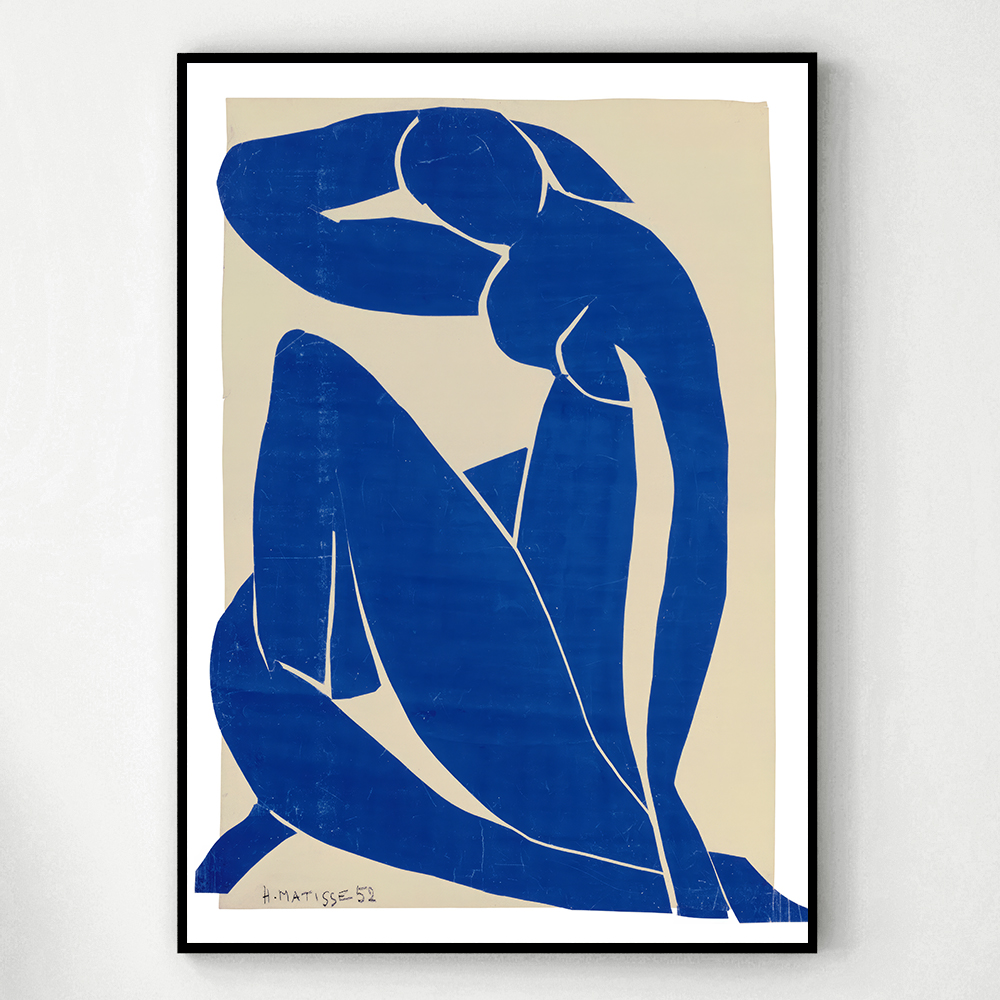 앙리마티스 인테리어 그림 액자 포스터 명화 Blue Nude GR 1952 - 상세 이미지 3