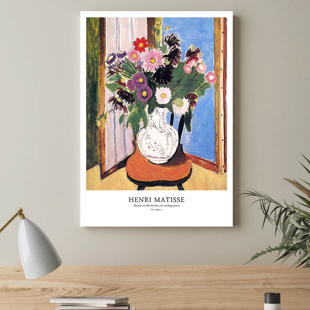 앙리마티스 인테리어 그림 액자 포스터 명화 Daisies 1919 - 상품 이미지