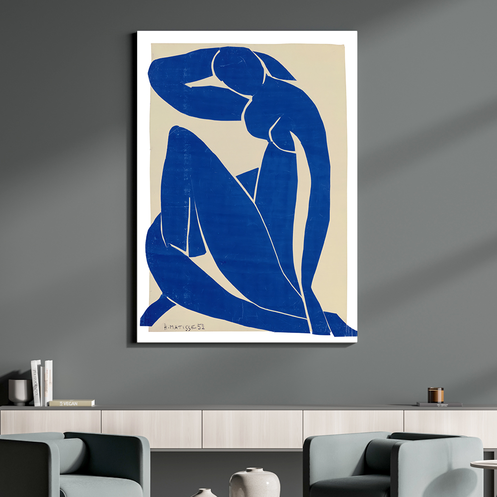 앙리마티스 인테리어 그림 액자 포스터 명화 Blue Nude GR 1952 - 상품 이미지