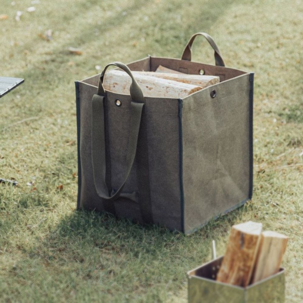 고강도 방수 장작 캐리백 캔버스 캠핑문 캠핑방수가