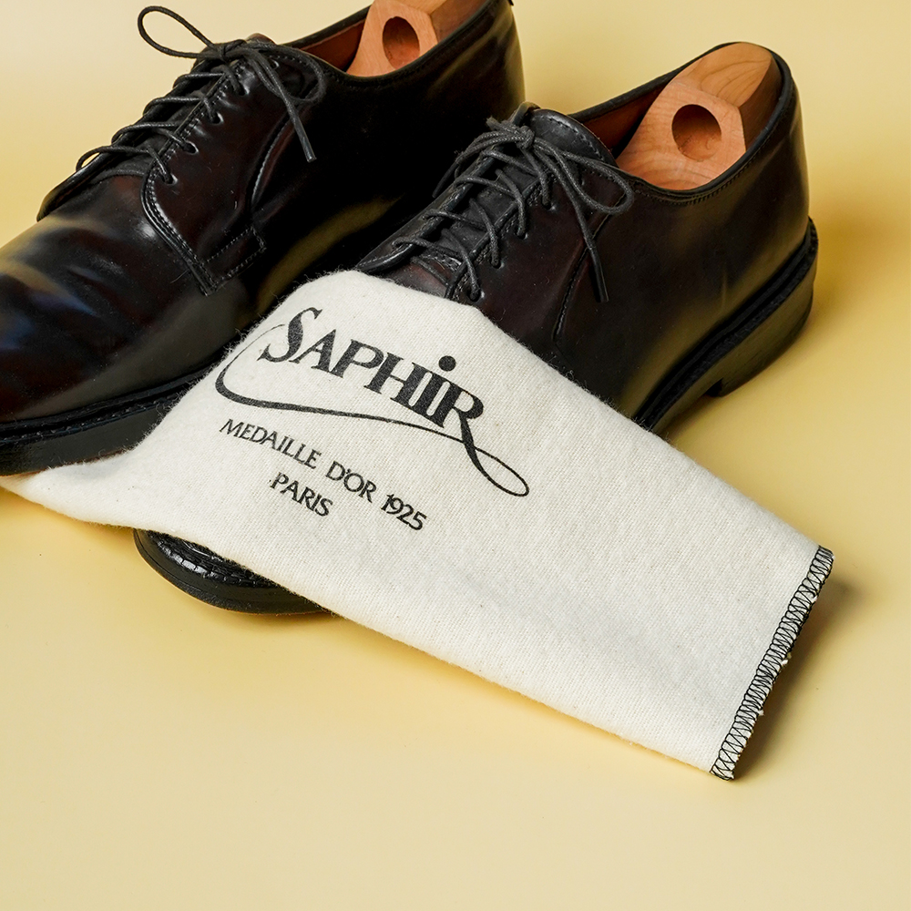 사피르 느와르 샤모아 광택용 융 / 가죽 관리 명품 가방 구두 닦이 천 제품 이미지