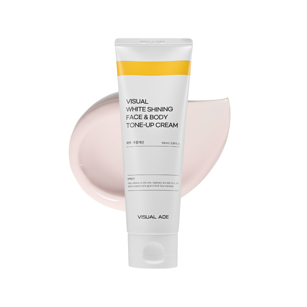 [비주얼에이드] 화이트 샤이닝 톤업크림 페이스&바디 겸용 미백크림 100ml - 상세 이미지 2