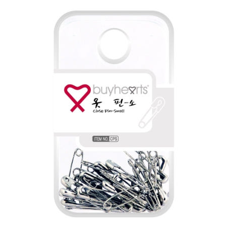 조조 실버옷핀 소 CPS 300개 옷핀명찰 배지