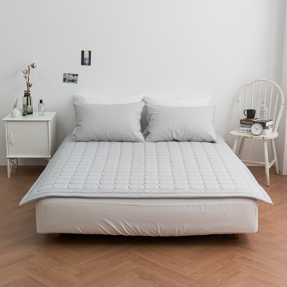 아르떼베딩 루네 고밀도 순면 부드러운 호텔 침대 패드 무지 SS