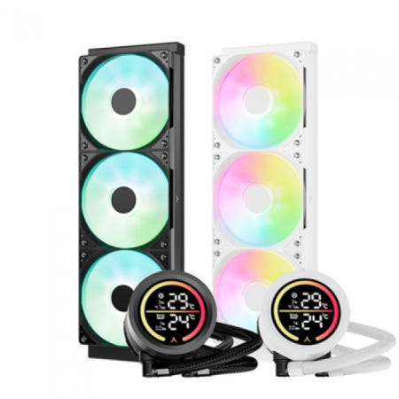 앱코 포세이돈 P360D ARGB 디스플레이 (화이트)