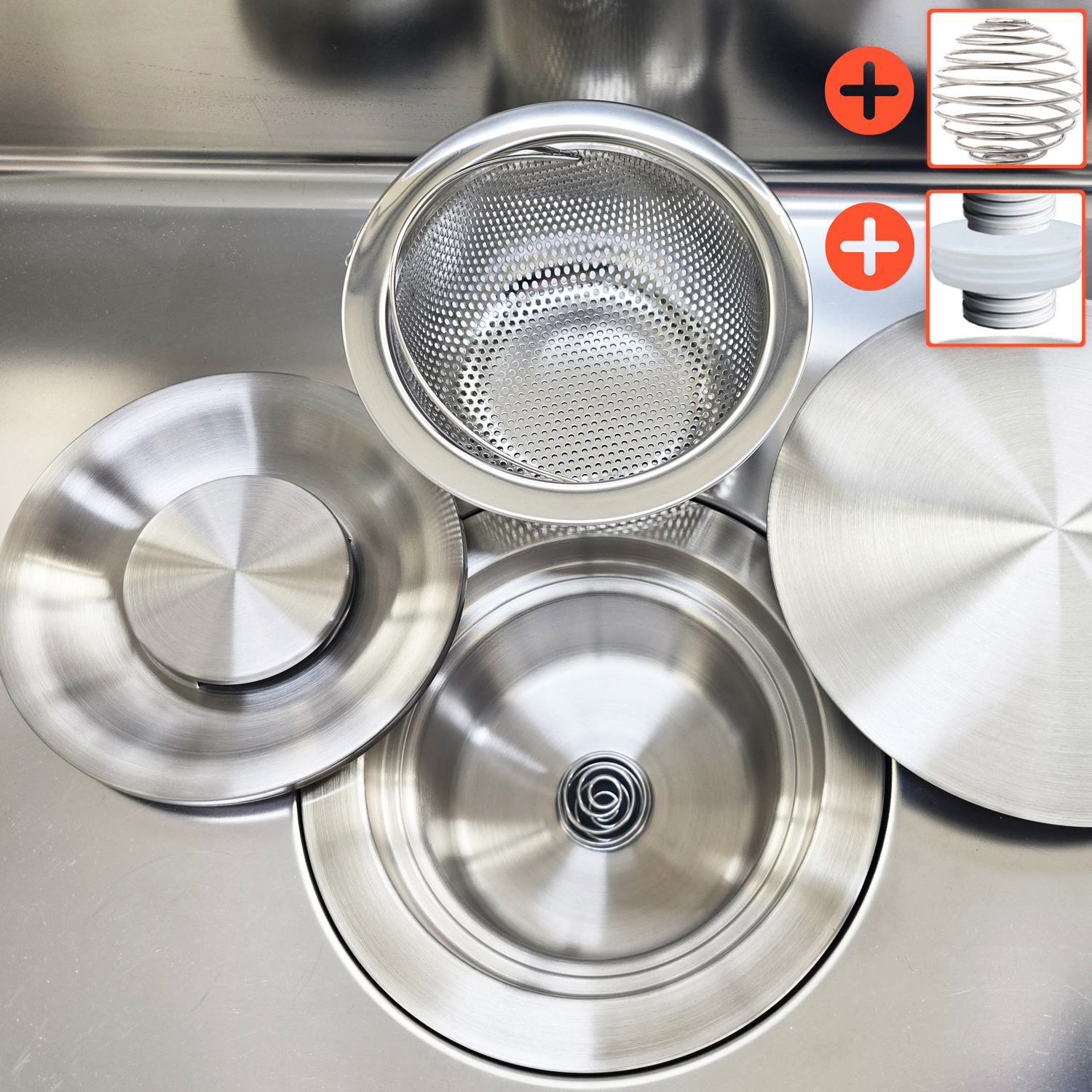 올스텐 싱크대배수구 교체 세트 배수통 배수관 하수관 하수구 배관 고니 제품 이미지