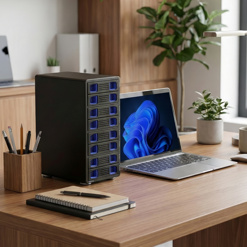 넥스트유 8베이 USB 3.2 Gen2 10G 데이터 스토리지 HDD SDD 하디온 S2 이미지 6