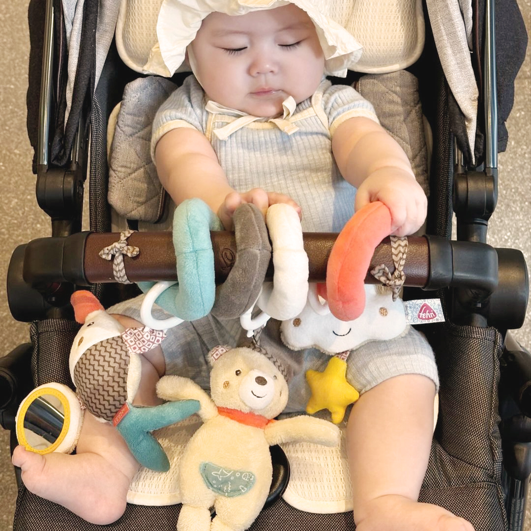 베이비펜 브루노 롤링 아기 유모차 카시트 딸랑이 장난감 모빌