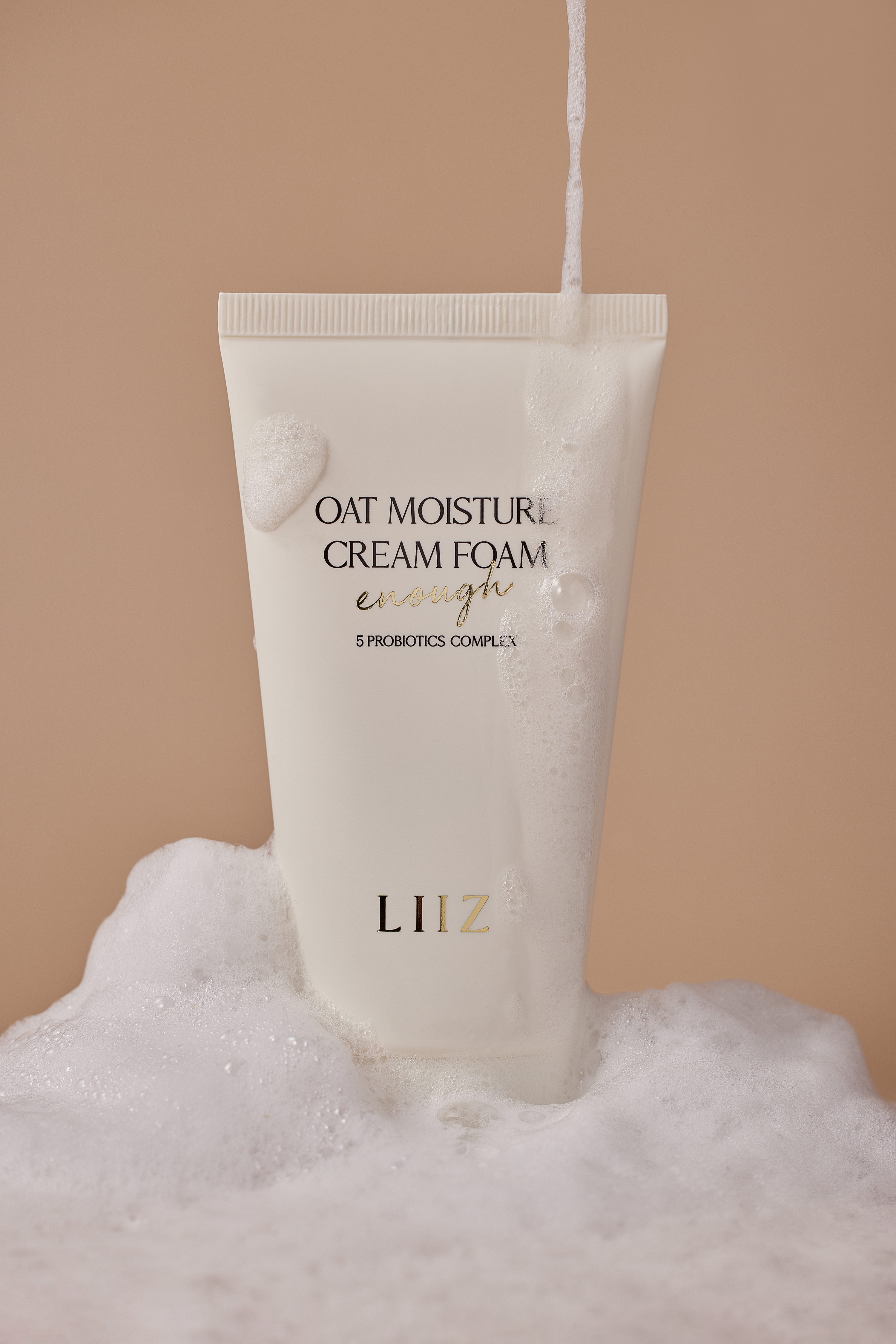 쫀광폼 리즈 오트 이너프 모이스처 크림 폼 100ml 촉촉한 미산성 클렌징 클렌징폼 - 상품 이미지
