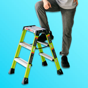 리틀자이언트 3단 접이식 사다리 슈어스텝 A형 도배 스텝 가정용 작업발판... 실사용 후기 | 효과 있을까? - 상품 이미지 1