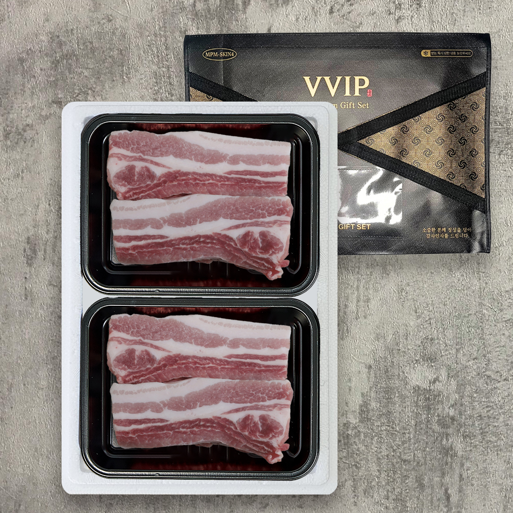 마장동고기팩트 한돈 삼겹살 선물세트 600g - 상품 이미지