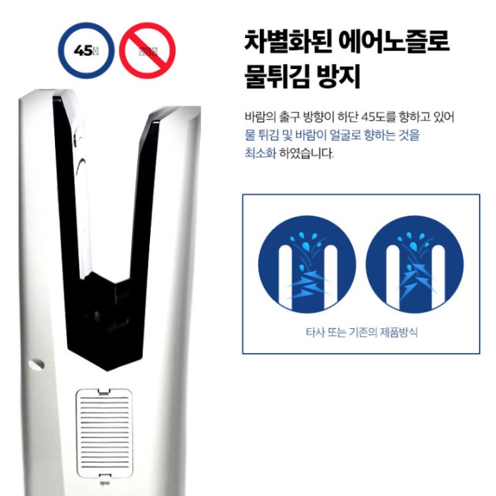 업소용 화장실 손건조기 병원 식당 휴게소 초고속 핸드드라이어 이미지 7