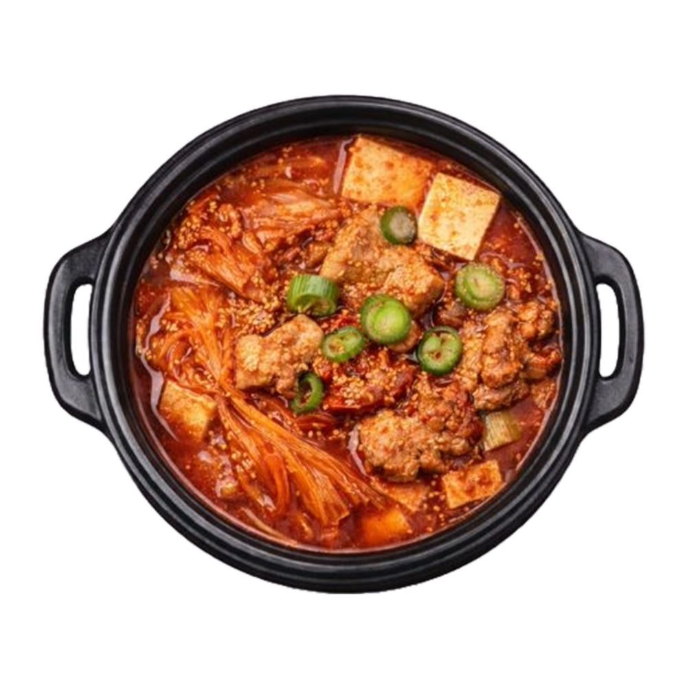 [단골마중] 국내산 숙성김치와 생고기기 듬뿍 들어간  돼지 묵은지 김치찌개 - 상세 이미지 3