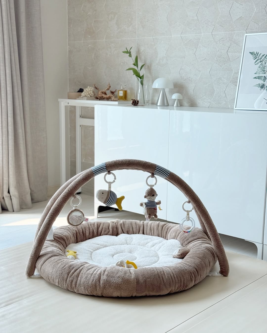 베이비펜 수달 아기 체육관 플레이 매트